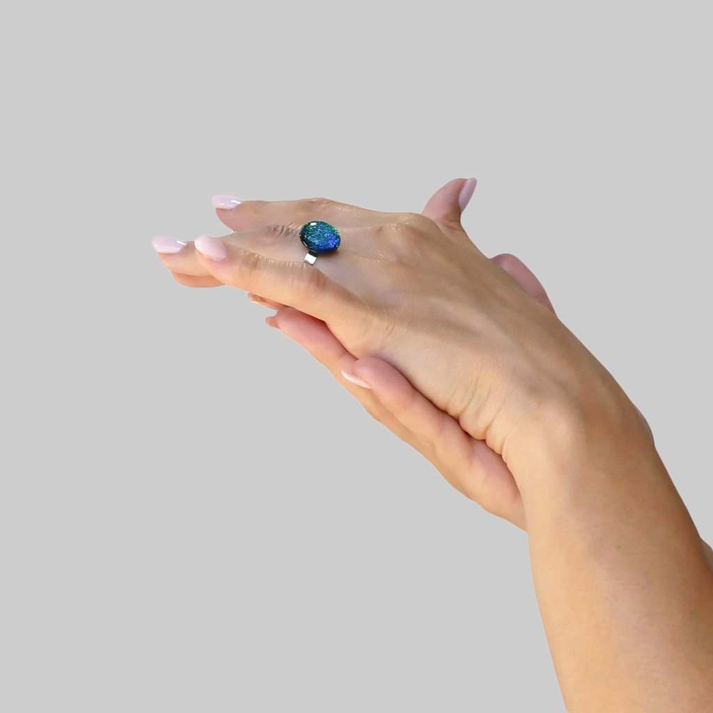 RING GREEN KELLY ~ BLUE BELIZE | ECLIPSE | REFLET[proRING GREEN KELLY ~ BLUE BELIZEduct_vendor]MicrocosmosPRODUCT INFORMATION 

Exclusive Microcosmoses Glass Reflet™

Base: Stainless Steel 
Bead size: 12~14 mm / 0.47"~0.55"


Free Gift Box 


The  Microcosmoses Reflet  SRINGS GLASS REFLET